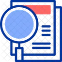 Investigative Report In Depth Inquiry Investigative Journalism Icon