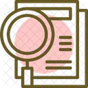 Investigative Report In Depth Inquiry Investigative Journalism Icon