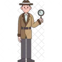 Investigator Detective Inspector Icon