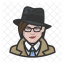 Investigator Woman Icon