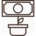 Investimento Crescimento Dinheiro Ícone