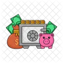 Investimento Cofre Cofrinho Icon