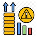 Gerenciamento De Risco Grafico Transacao 아이콘