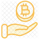 Crypto Exchange Duotone Line Icone Icon
