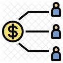 Investimento em moedas  Ícone