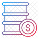 Negocio De Petroleo Estoques De Petroleo Custo Do Petroleo Ícone