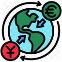 Estrangeiro Investimento Financas Ícone