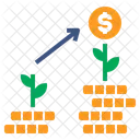 Investimento Juros Dividendo Poupanca Crescimento Negocios E Financas Ícone