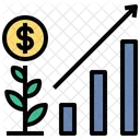 Investimento Lucro Financeiro Negocio E Financas Crescimento Dividendo Inflacao Ícone