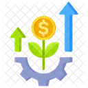 Investissement Progres Gestion Icône