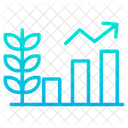 Graphique A Barres Analyse Graphique De Croissance Icône