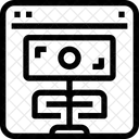 Investissement Site Web Page Web Icône