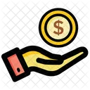 Paiement Dollar Especes Icon