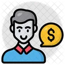Investisseur Courtier Banquier Icône