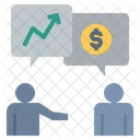 Courtier Client Economiste Icône