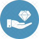 Geschaft Sammeln Diamant Icon