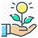 Starten Start Hand Symbol