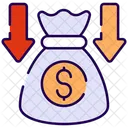 Anlageverlust  Symbol