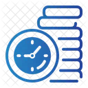 Investment Time Clock Icon