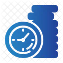 Investment Time Clock Icon