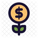 Investment Dollar Growth Icon
