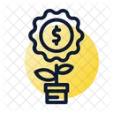 Money Tree Flower Icon