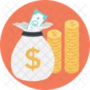 Investment Dollar Sack Icon