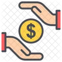 Discount Dollar Hand Icon