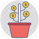 Investment Dollar Plant Icon