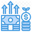 Growth Money Currency Icon