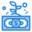 Investment Money Plant Dollar Icon