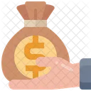 Investment Hand Bank Icon