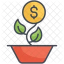 Financial Currency Growth Icon