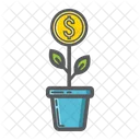 Investment Growth Plant Icon