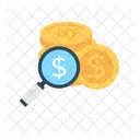Investment Research Magnifying Icon