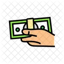 Investment Money Hand Icon