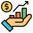 Investment Hand Stats Icon