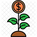 Investment Bag Cash Icon