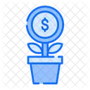 Finance Blue Icon