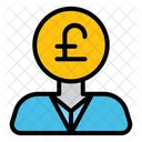Investment Agent Accountant Currency Icon