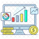 Finanzstrategie Investmentanalytik Finanzanalyse Symbol