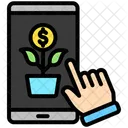 Investment App Mobile Manage Icon