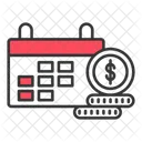 Investment Calendar Money Icon