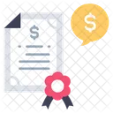 Investment Certificate  Icon