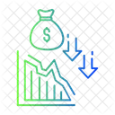 Investment Decline Chart Chart Investment Icon