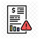 Unsuccessful Investments Agreement Icon