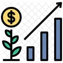 Investment Financial Profit Business And Finance Growth Dividend Inflation Icon