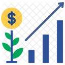 Investment Financial Profit Business And Finance Growth Dividend Inflation Icon