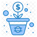 Investment Growth Money Plant Growth Icon