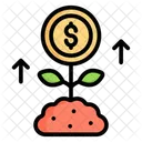 Investment Growth Profit Money Plant Icon
